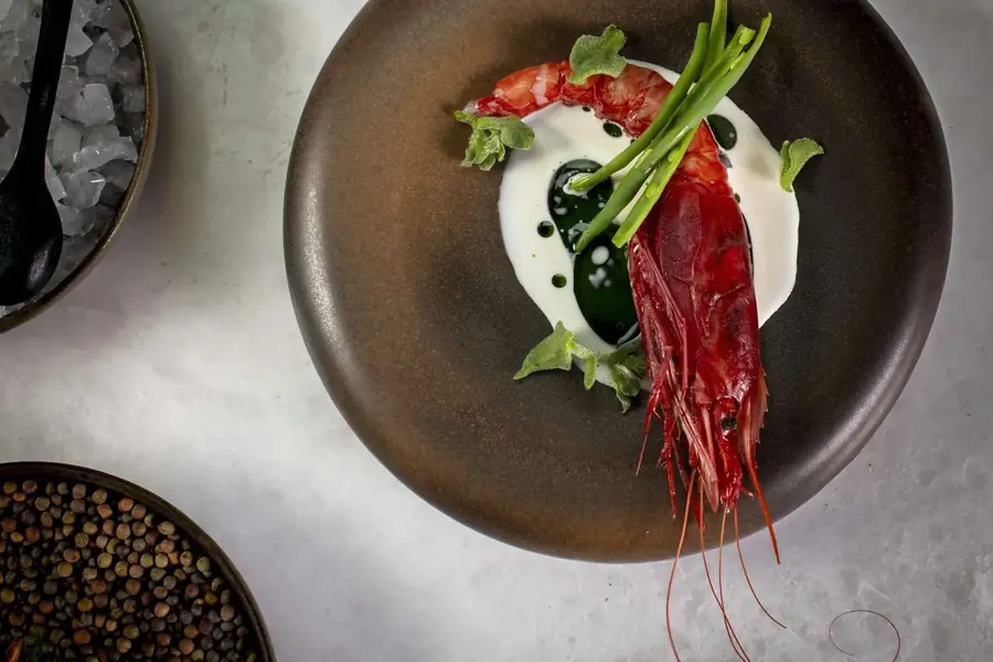 Acquolina — signature red prawn dish
